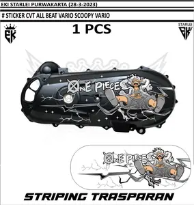 Striping Sticker Block CVT Universal Bening Transparan untuk All Motor Vario Genio Beat Scoopy