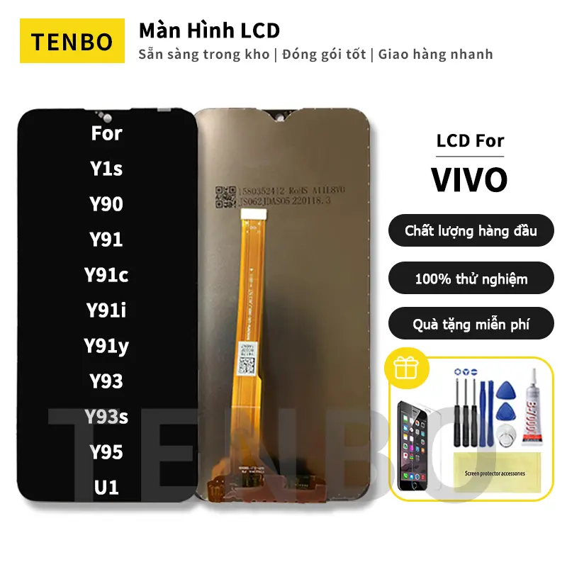 Thay thế màn hình hiển thị LCD, dành cho Vivo Y1s, Y90, Y91, Y91c, Y91i, Y91y, Y93, Y93s, Y95, U1