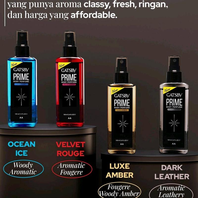 GATSBY Prime Body Perfume Spray Wanginya 1