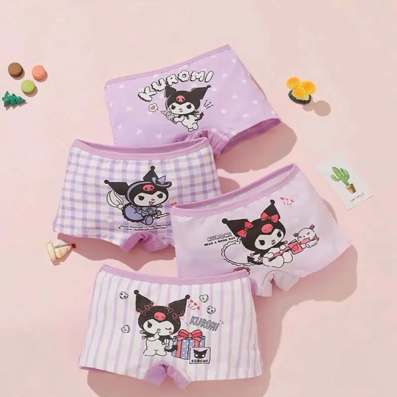 Hàng vip set 10 quần chip đùi chất cotong co dãn ,họa tiết đáng yêu cho bé gái 5