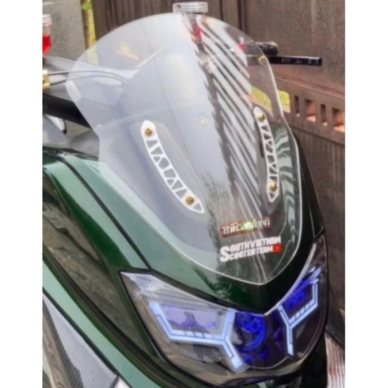 Aksesoris Garnish Pemanis Windshield Nmax Aerox, Cuma Garnisnya Aja 1