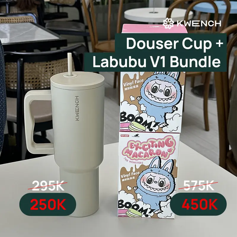 LABUBU V1 Exciting Macaron x Kwench Tumbler Bundle [LIVE EXCLUSIVE] 3