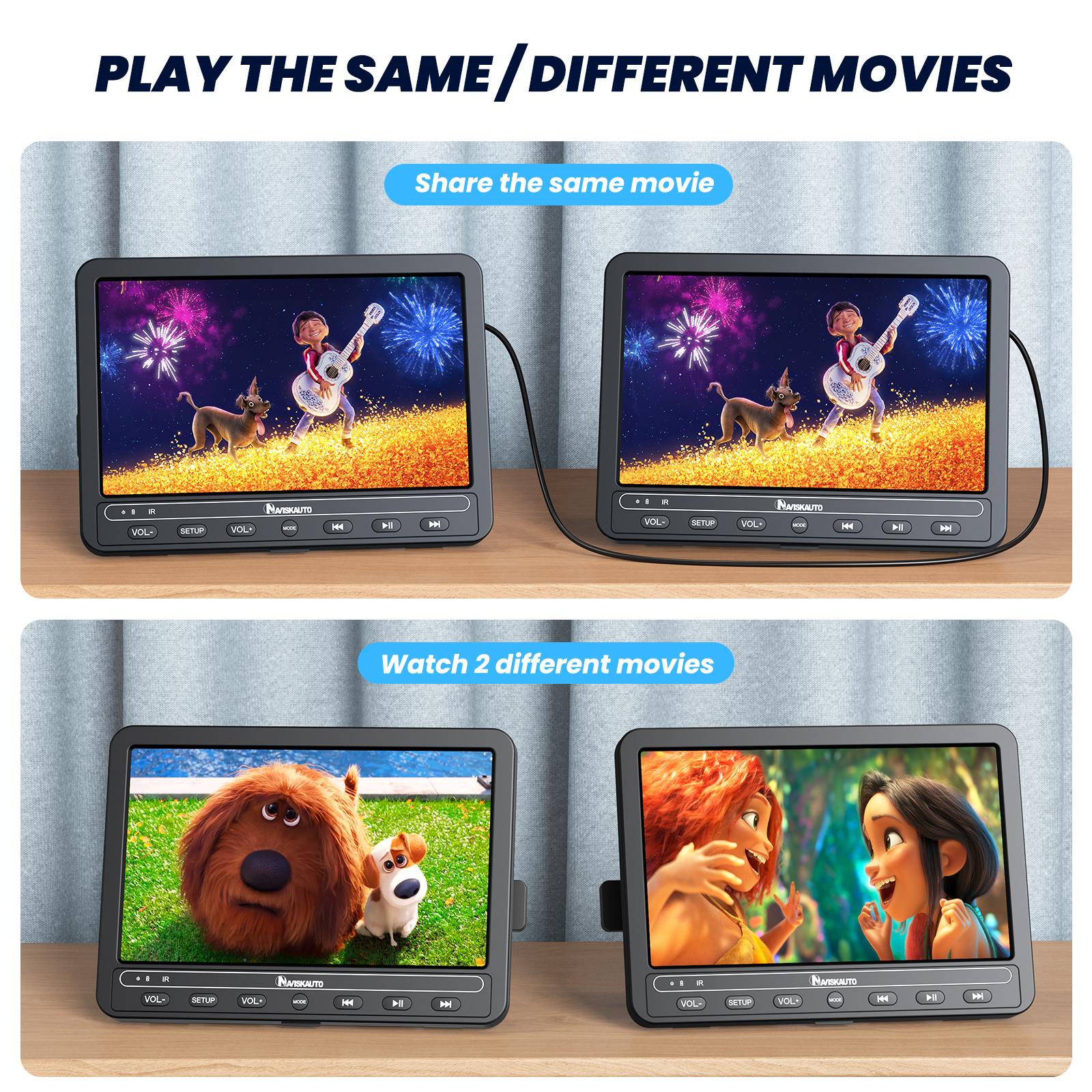 Double orders play mobile dvd system