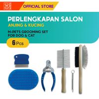 Gambar M-Pets Grooming Set 6 Pcs / Perlengkapan Salon Anjing Kucing Hewan dari M-Pets Volk Pets Indonesia Kota Tangerang 3 Tokopedia