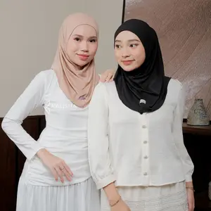 Kalisha - Zirra Hijab Bergo Non Pad Instan Jersey Ukuran S