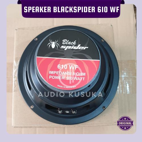 SPEAKER BLACK SPIDER 6 INCH WOOFER 610 WF KOMPONEN BLACKSPIDER 610WF ...