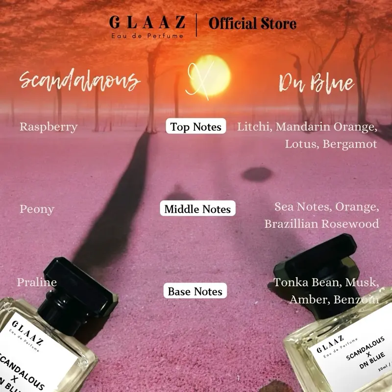 Glaaz Parfum - Scandallous X Dn Blue - Parfum Unisex 1
