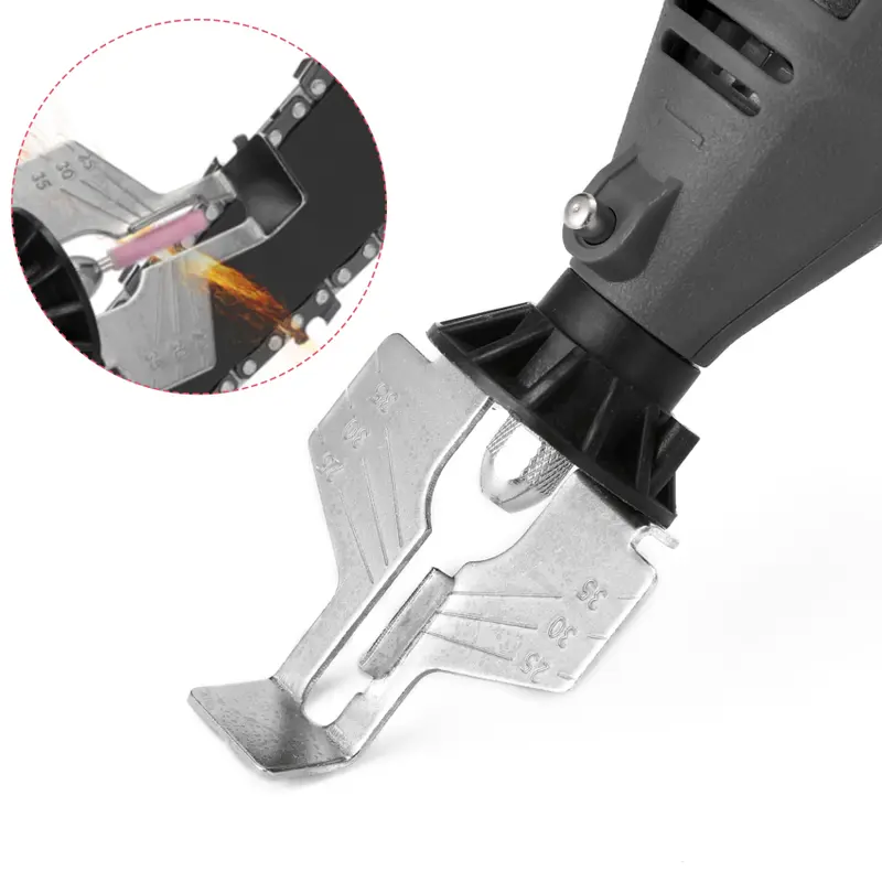 Máy Cưa Xích Điện Cầm Tay Mini, Bộ Dụng Cụ Mài Xích, Máy Mài Xích 8