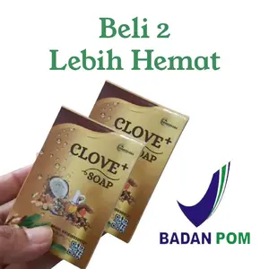 2 PCS CLOVE SOAP - Clove Plus - BPOM - Sabun Anti Jamur & Bakteri