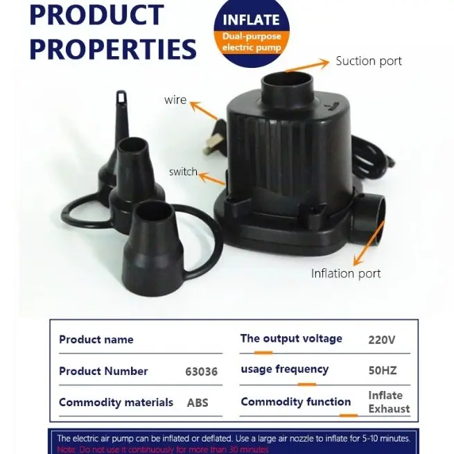 FREE AIR PUMP For Swimming Pool