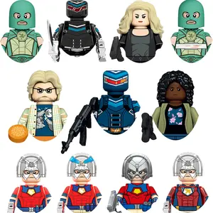 New Peacemaker Vigilante Bricks R033-R036 For Toys Gifts Mini Action Figures Children Building Blocks For Party Gifts