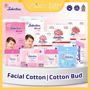 FIND IT STORE - SELECTION Kapas Kecantikan Tebal, Tipis, Oval, Bulat | Cotton Bud | Korek Kuping | Cotton baby