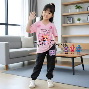 Setelan Anak Perempuan Jersey Roblox Viral Usia 3-12 Tahun / Setelan Jersey Roblox Anak Celana Joger