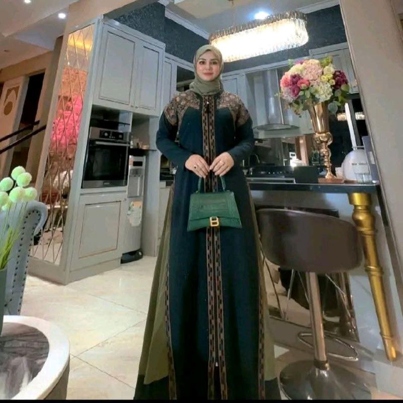 GRAZELIA SET HIJAB NAZWA  ABAYA BORDIR 4