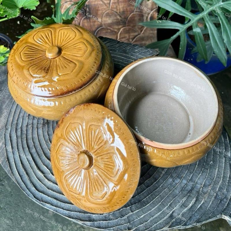  Thố Gốm Nâu  Âu Đựng Mỡ Mẻ Muối Dưa Cà Đựng Cơm Nhiều Dung Tích - Gốm Xưa Cho Người Hoài Niệm 