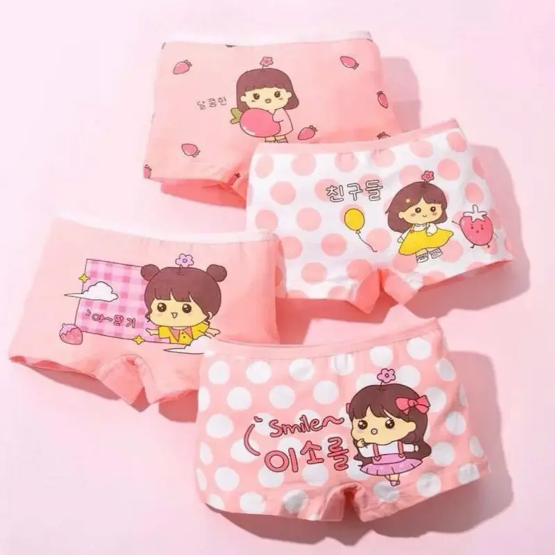 Hàng vip set 10 quần chip đùi chất cotong co dãn ,họa tiết đáng yêu cho bé gái 3