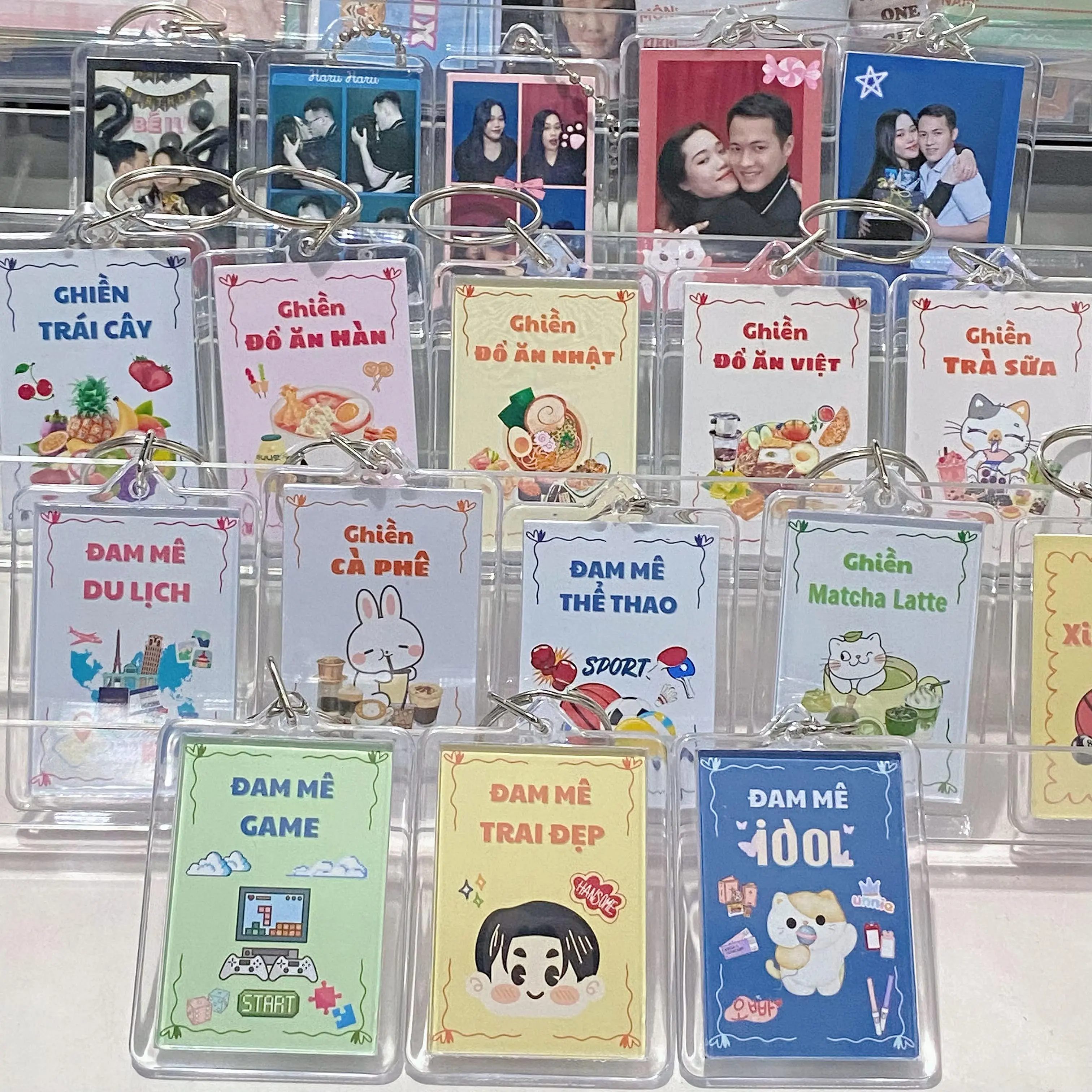 Móc khoá GHIỀN - móc khoá phụ kiện,làm quà tặng - tieminmaq