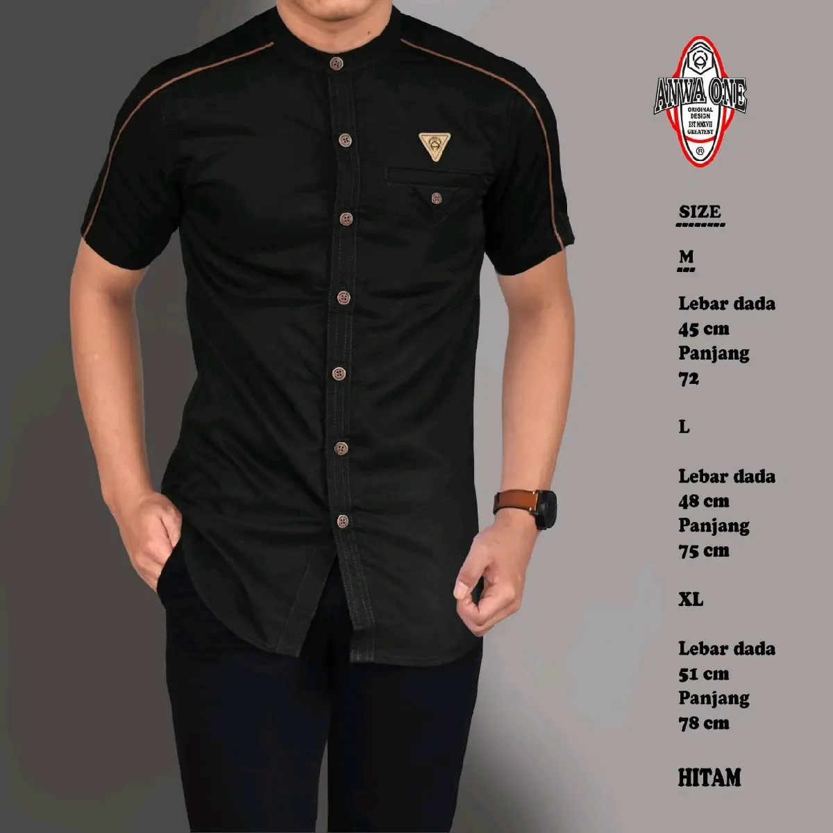 Kemeja Pria ANWA Simple Keren Model Terbaru Berbahan Katun Toyobo Premium untuk Acara Resmi dan Semi-formal Slimfit dengan Varian Warna Biru, Cream, Hitam, Maroon, Navy, dan Putih Atasan Lembut Casual Nyaman Panjang Pendek Baju Kantor Basic Kerja Cowok