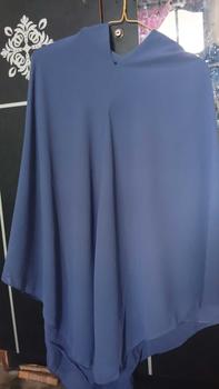 Product Review of {SET CADAR} JILBAB SYAR'I SEGI EMPAT INSTAN JUMBO PREMIUM | TUDUNG HAFIZAH Bisnis Pad Muslim Layer Doll Ceruty Sifon Kerudung from S**🪼 0