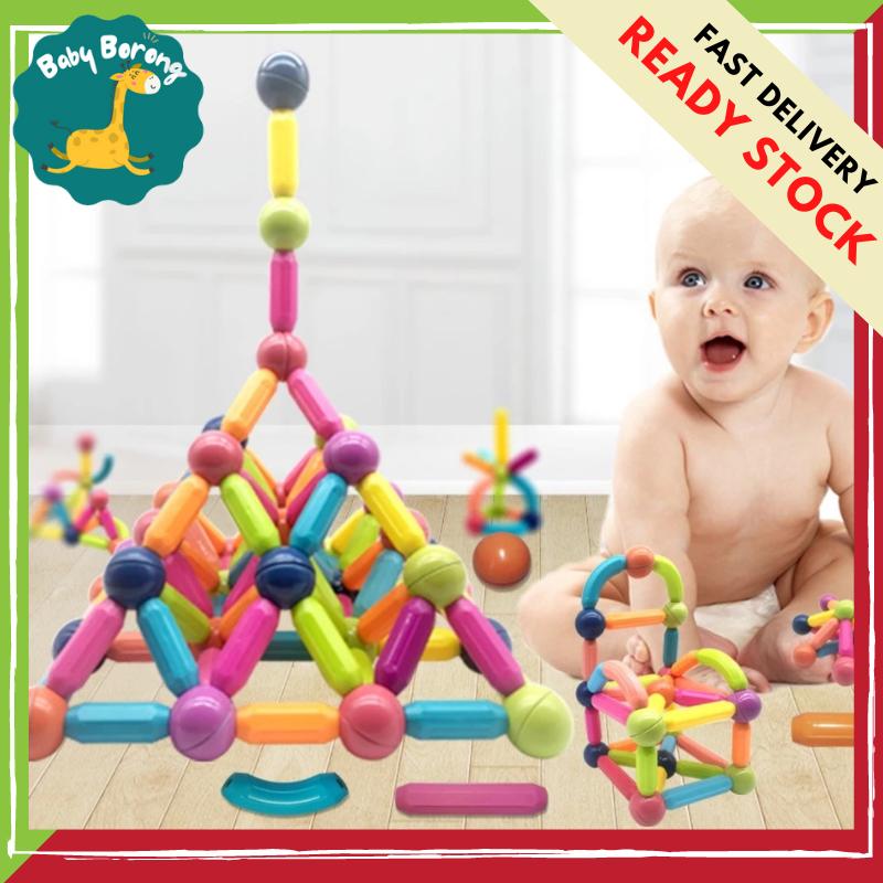 25/36/64/103 Magnetic Stick Balls Building Blocks Toys for Kids ...