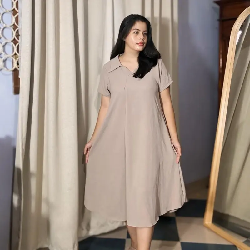Daster Nona Bahan Crinkle Airflow Dress Nyaman Tidur 1