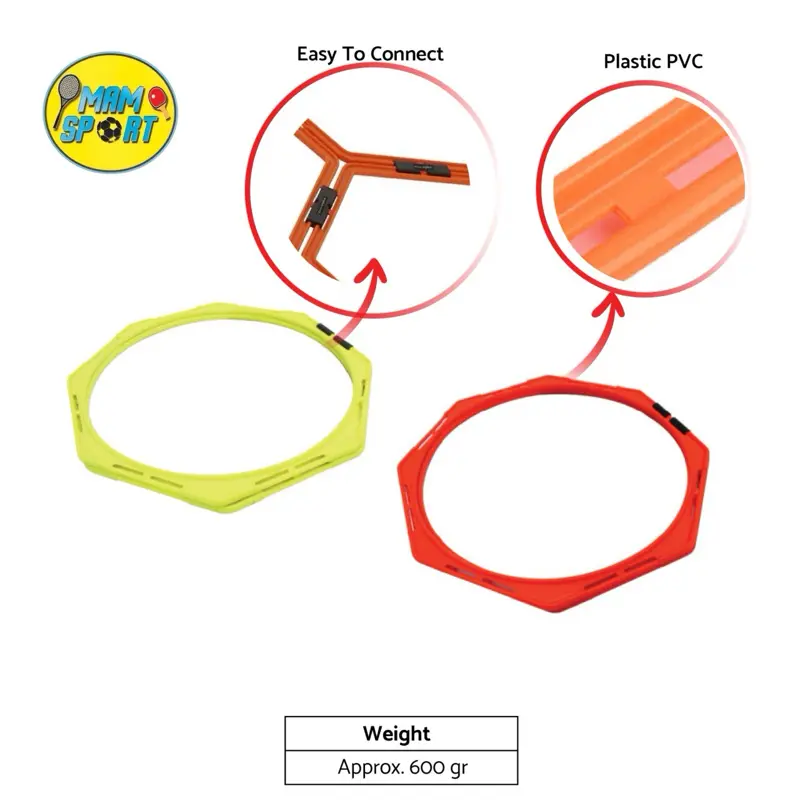 Agility Ring Eight Side Circle Ring Alat Latihan Training 50CM Isi 2Pcs Original