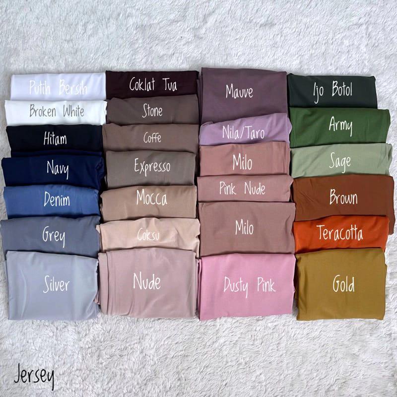 Product Introduction of 100ribu dapat 10 pcs hijab bergo hamidah size M label akrilik gold sudah menutup bagian dada pad Tebal 16