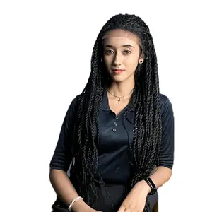 wig lace panjang non belah model gimbal Hair