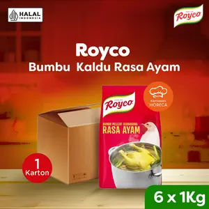Royco Bumbu Penyedap Rasa Ayam Pouch 1Kg 1 Karton