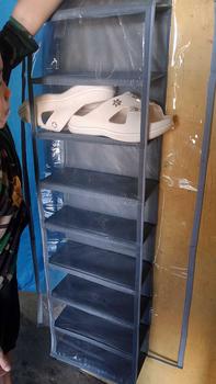 Product Review of Rak Sepatu Gantung Polos Alas Triplek 9 Susun Resleting from Z**1 0