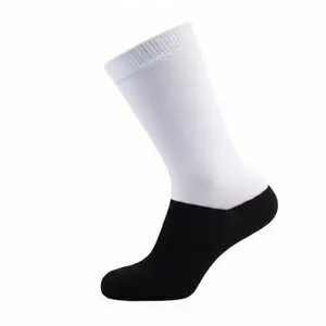 12 Pasang Kaus Kaki Anak Sekolah Putih Hitam Panjang Sebetis Tersedia Untuk SD SMP SMA Seragam Fashion Bahan Polyester Spandek Tumit Tebal Gaya Formal Dan Santai