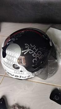 Product Review of Helm Dewasa Half Face evolution Motif Note Murah PREMIUM Kaca from F**i 0