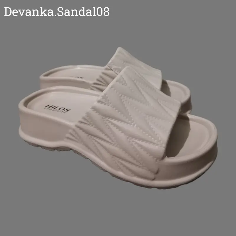 Sandal Wedges Wanita Karet Eva Ringan Empuk Dan Nyaman Di Pakai Model Kekinian 1