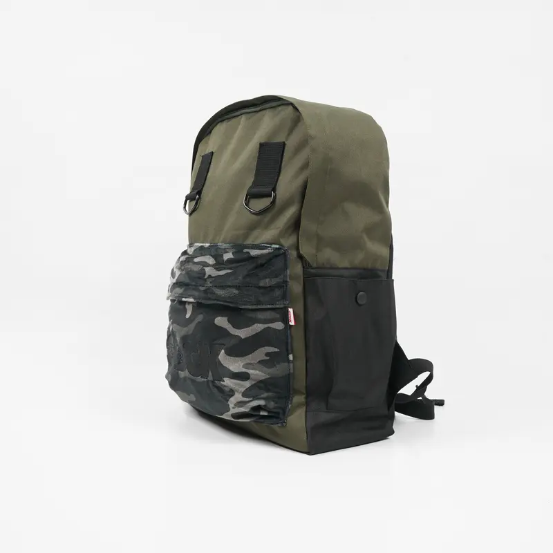 GDCK Backpack Olive LAMIA / Tas Ransel Punggung Nilon / Tas Bagpack Sekolah Motif Camo 1