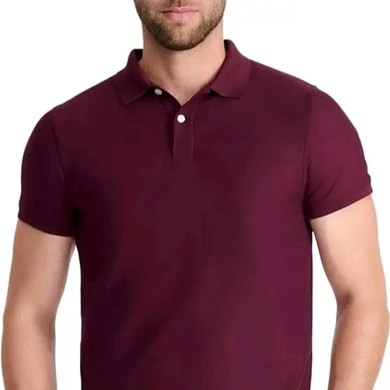 Otsukafabric Polo Shirt Pria Lengan Pendek Pria Polos Kerah | Kaos kerah tritone