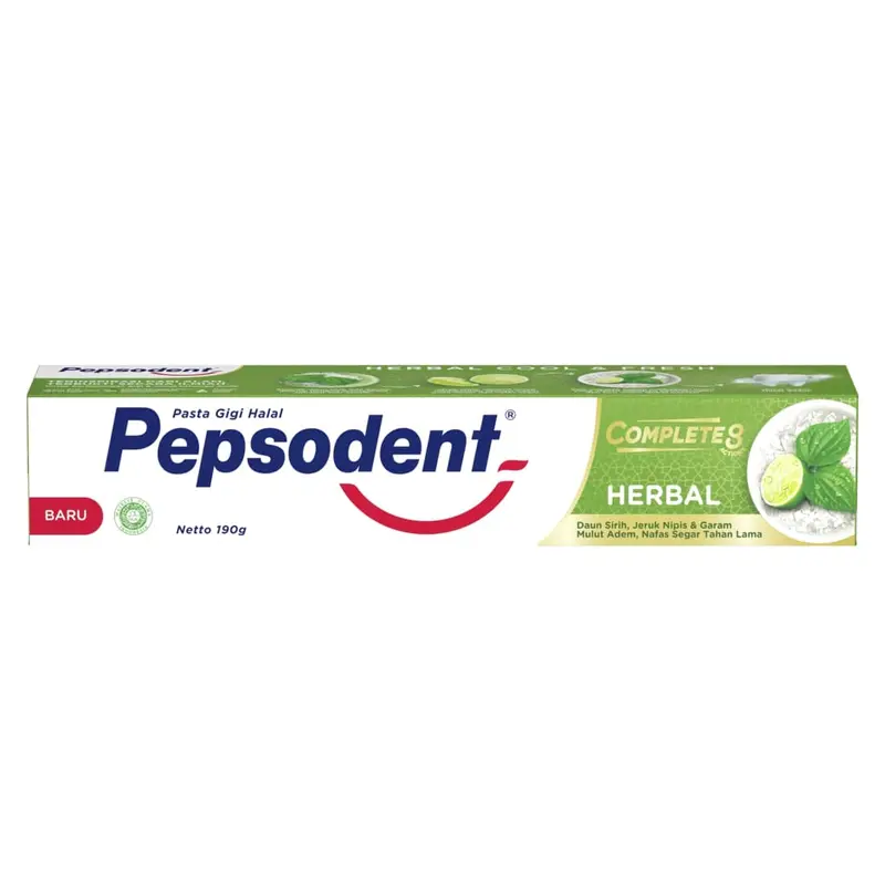 Pepsodent Pasta Gigi Action 123 Herbal 100g Twinpack 5
