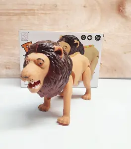Mainan Anak Robot Binatang Hewan Animal World Lion Singa Bergerak Berjalan & Bersuara Bunyi Mainan Anak Kado Ulang Tahun Anak Laki laki