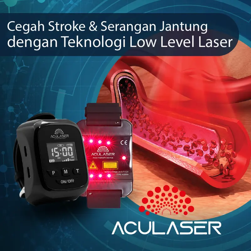 (PROMO LIVE) ACULASER PICO - Alat Terapi Stroke Diabetes Hipertensi Kolesterol Tinggi Teknologi Low-Level-Laser 1