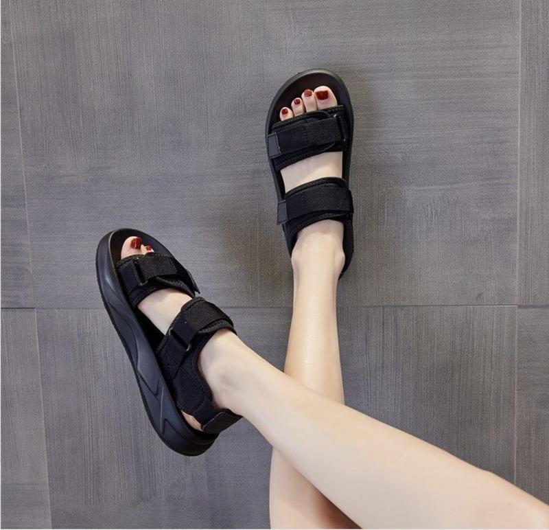 Product Introduction of [100% Import& Barang ready] Sandal Casual Wanita Import / COD / INS/Sandal Wanita/Korea Karet Jelly Wanita Velcro/Sandal Tali Sendal 29