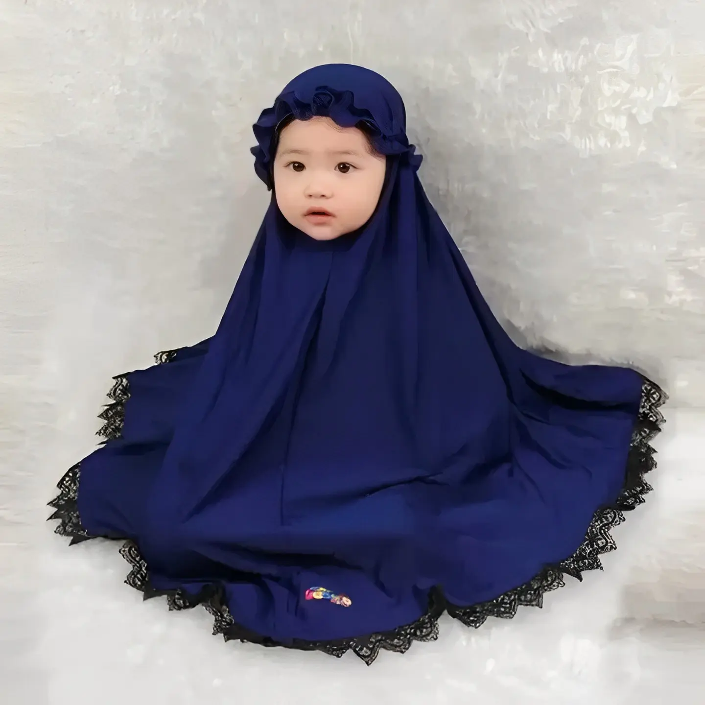Mukena Anak Perempuan Usia 1-5 Tahun Variasi Bondu Ruffle Baju Cantik Gamis Jilbab Muslim