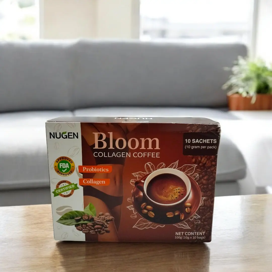 Kopi Kolagen Bloom COD / Bloom Coffee Collagen Probiotic isi 10 sachet - Robusta hitam