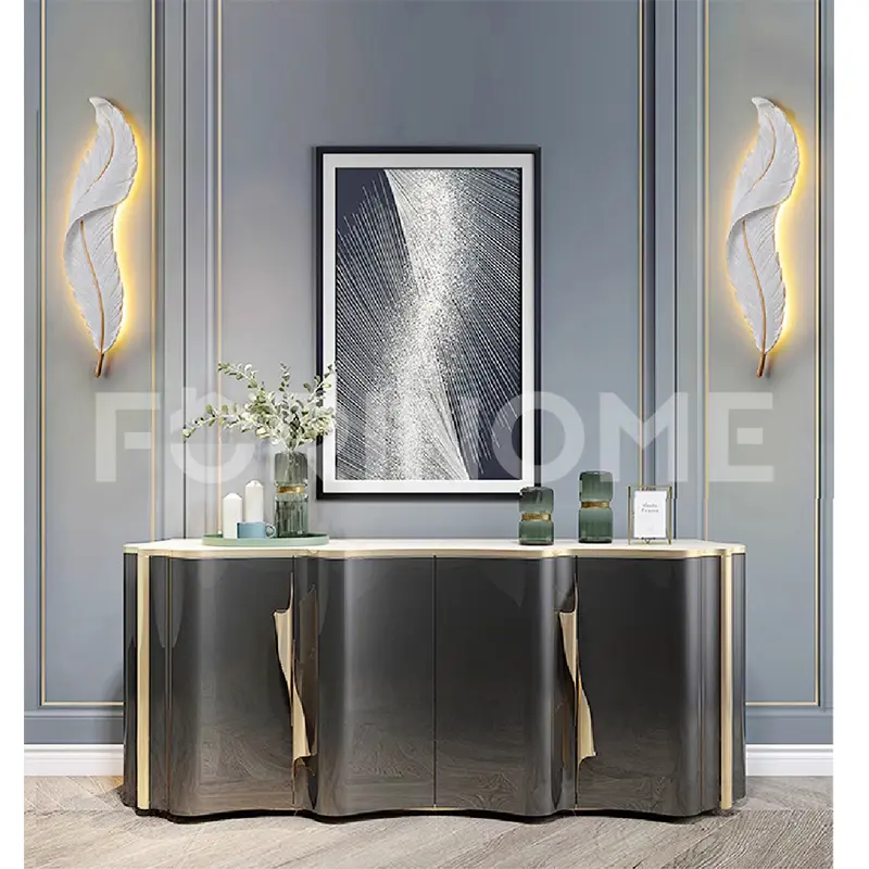 Lampu Dinding Bentuk Bulu Gaya Nordic Minimalis 3 Warna Lampu Hias Dinding LED Untuk Lampu Dinding Kamar Tidur  Ruang Tamu Dekorasi Pencahayaan TV Sofa 6