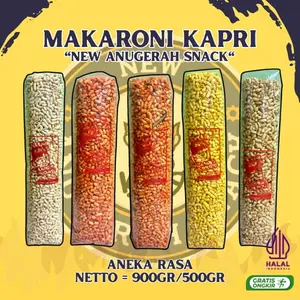 MAKARONI KARPI "NEW ANUGERAH SNACK" Aneka Rasa Netto = 900GR/500GR