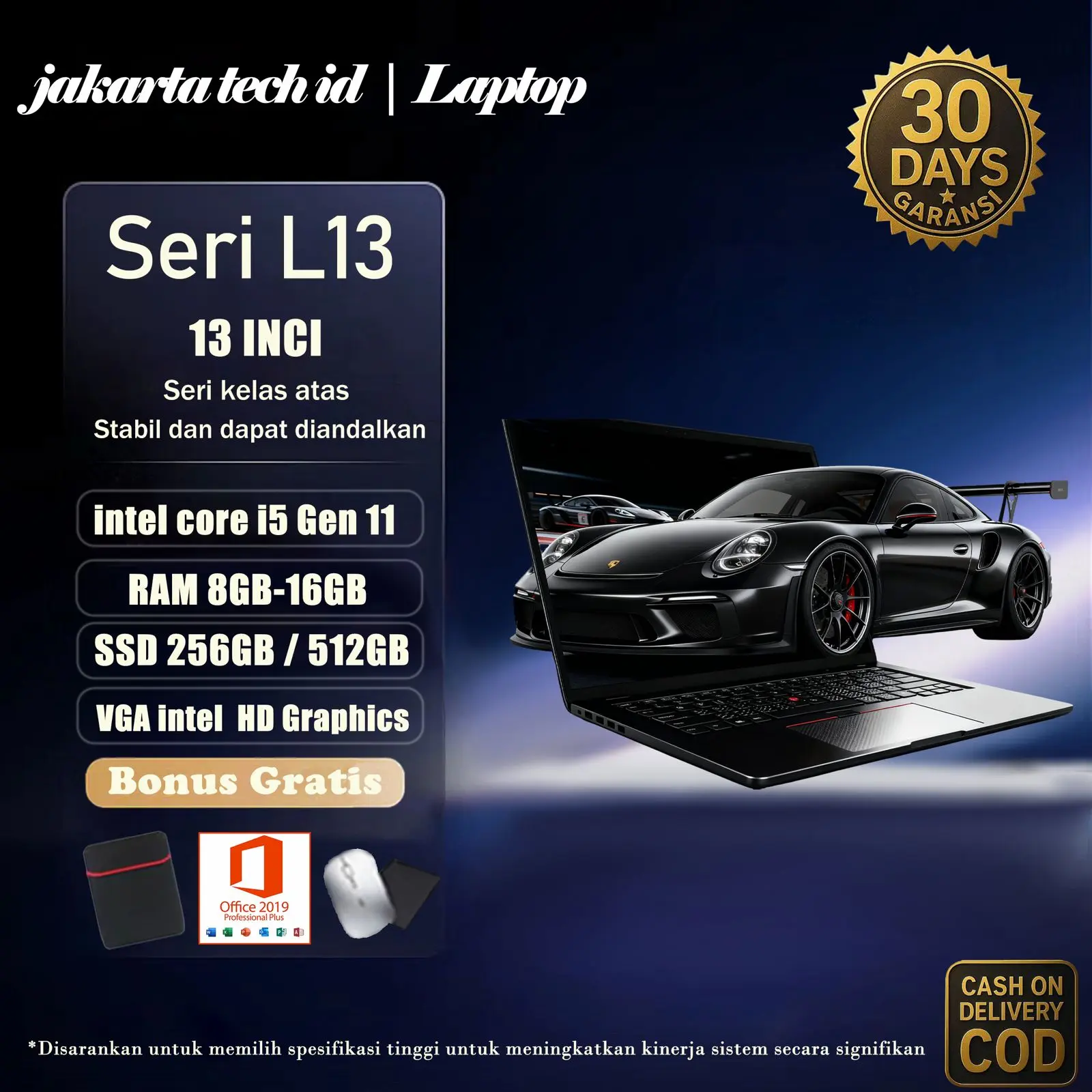 Laptop L13 Gen3 intel core i7 Gen 12 RAM 16GB SSD 512GB screen 13inch windows 11Pro