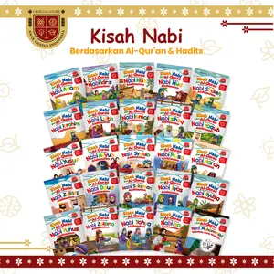 Buku Kisah 25 Nabi & Rasul Anak – 1 Paket Isi 25 Seri Edukatif dan Bergambar - Serba Jaya