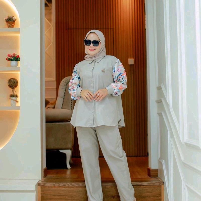 AZIZA SANA SAMIRA SET CELANA BY ANTUNNA Setelan Wanita 3