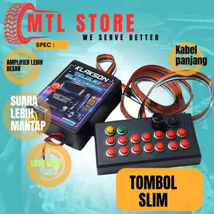 KLAKSON BASURI ELEKTRIK TOMBOL SLIM Car