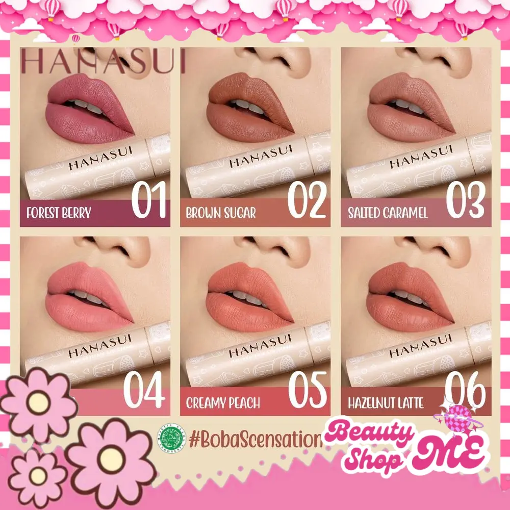 HANASUI Lip Cream Boba Edition - Beauty Shop Me