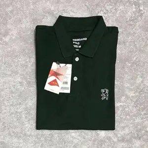 Paling Murah!! Kaos Polo Giordano Cotton Lembut CVC Tebal Best Seller Warna terbaru