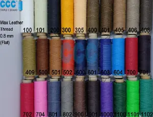 Wax Leather Thread | Benang lilin | 0.8 mm FLAT | 20 meter